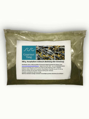 Ascophyllum nodosum (Buletang eller Grisetang) – IRSK  (organic certified) – 250g granulat
