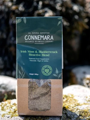 IRISH SEA MOSS & BLADDERWRACK BIO–ACTIVE BLEND  (organic certified) 50g.