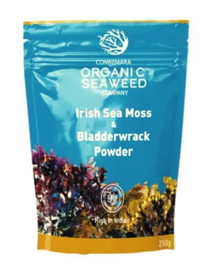 IRISH SEA MOSS & BLADDERWRACK BIO–ACTIVE BLEND  (organic certified) 250g.
